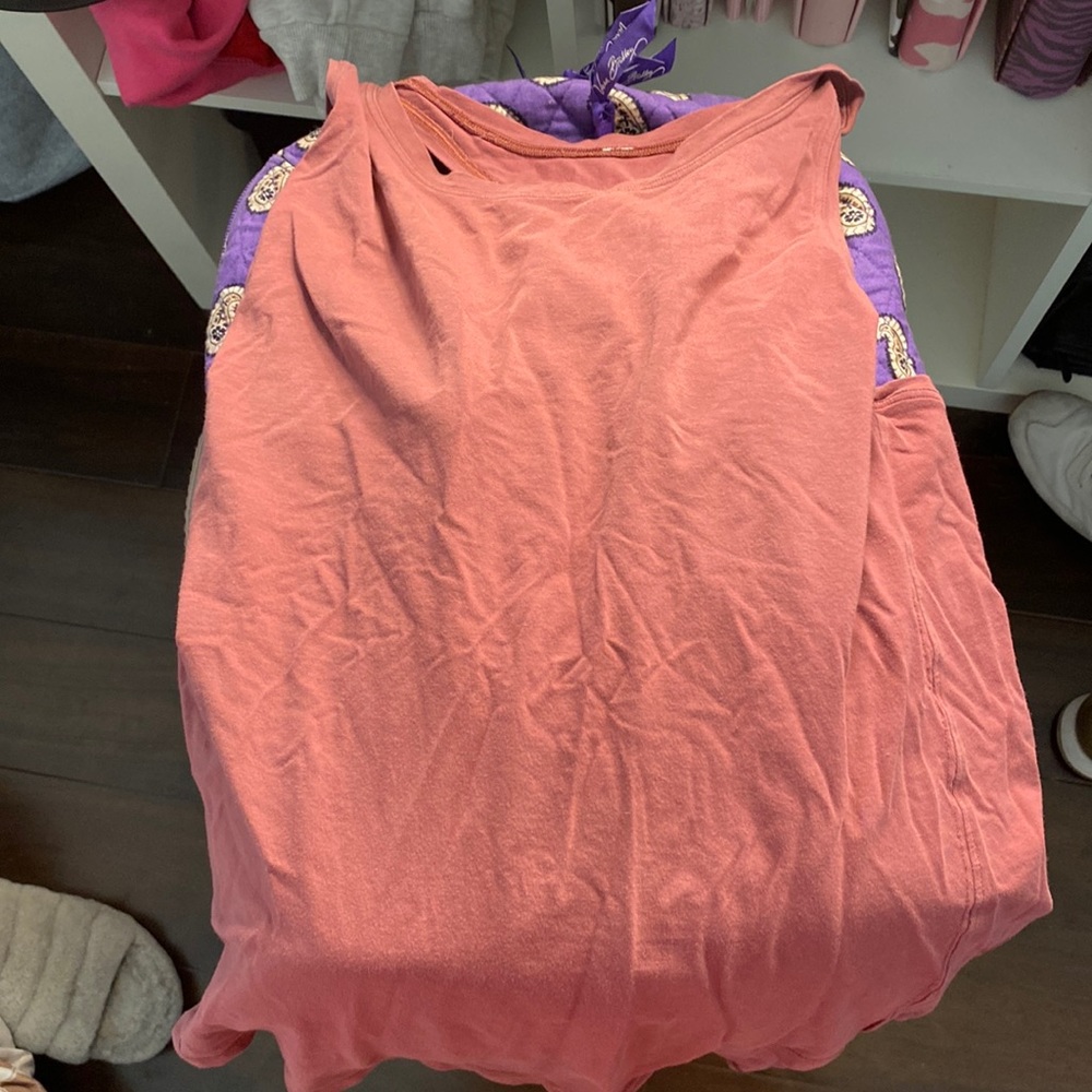 Lululemon tank top Color is maroon.